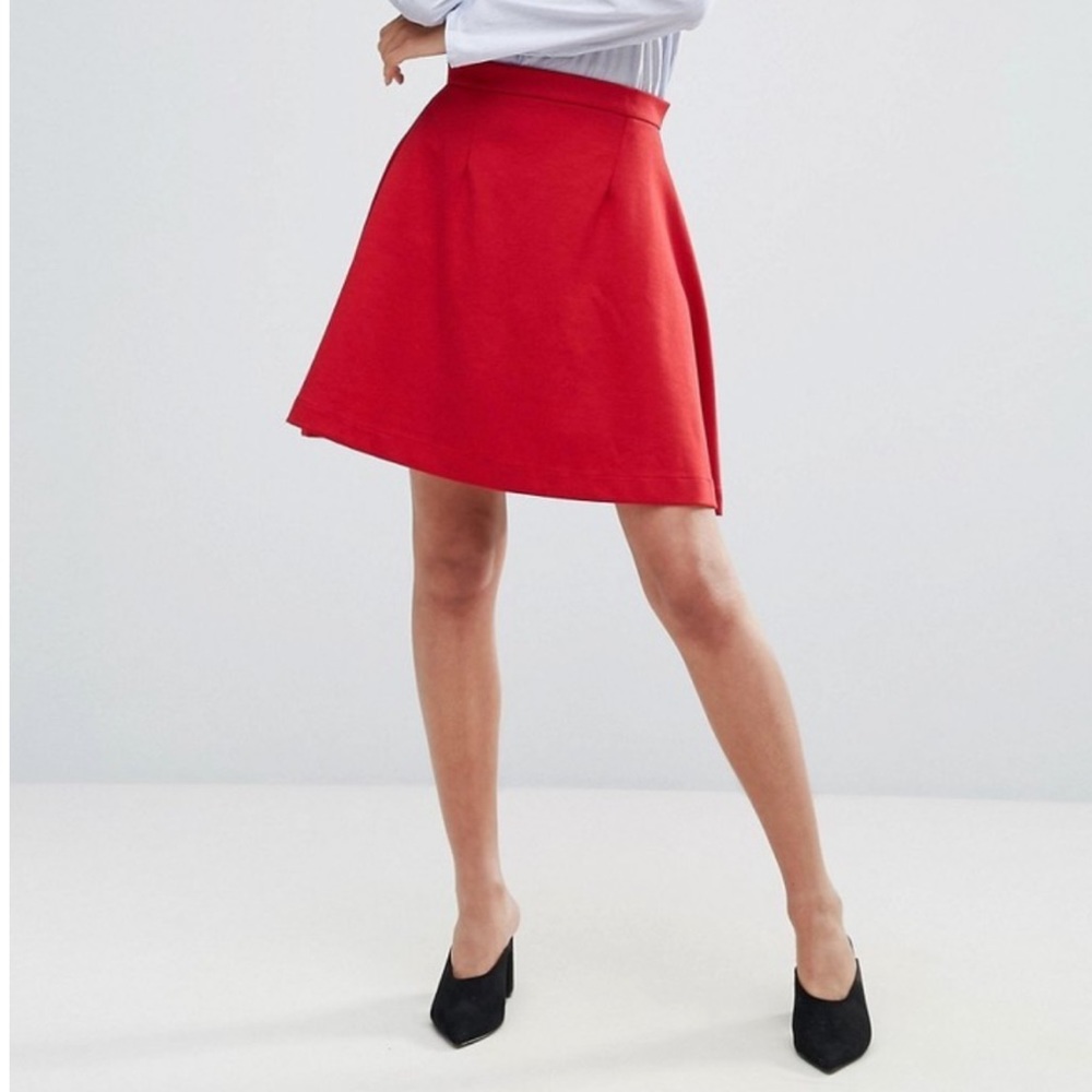 Alfani - Red A-Line Skirt 10 Petite Size (Women)